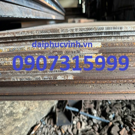 Thép tấm chịu nhiệt ASTM A515 Gr.70 dày 8mm/8ly Thép tấm chịu nhiệt ASTM A515 Gr.70 dày 8mm/8ly
