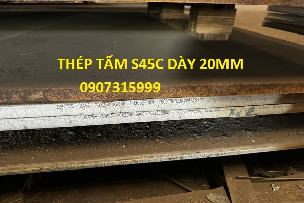 THÉP TẤM S45C DÀY 20LY/20MM/20LI 