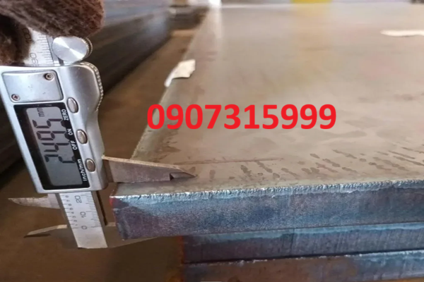 Thép tấm C45 dày 25mm hay 25ly