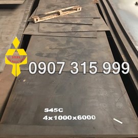 Thép tấm C45 dày 4mm hay 4ly
