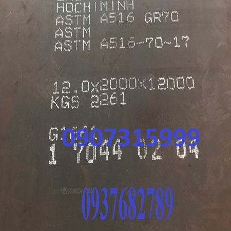 Thép tấm A516 dùng cho nồi hơi và bình áp lực