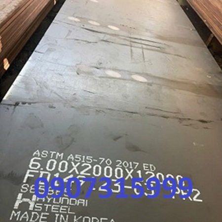 Thép tấm chịu nhiệt ASTM A515 Gr.70 dày 6mm/6ly