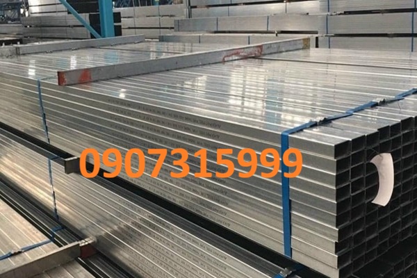 Thép hộp mạ kẽm 100x100x3