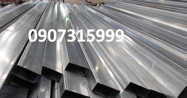 Thép hộp mạ kẽm 25x50x1.1mm 