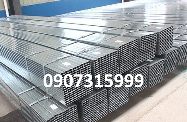 Thép hộp mạ kẽm 25x50x1.2mm 