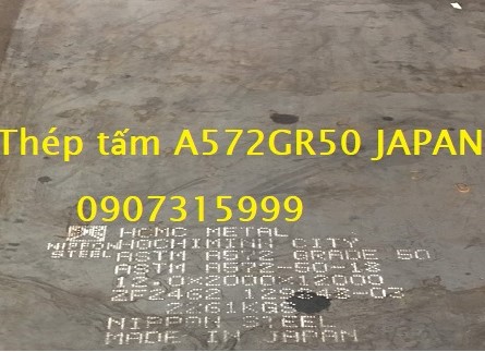 Thép tấm ASTM A572 GR50 dày 6mm