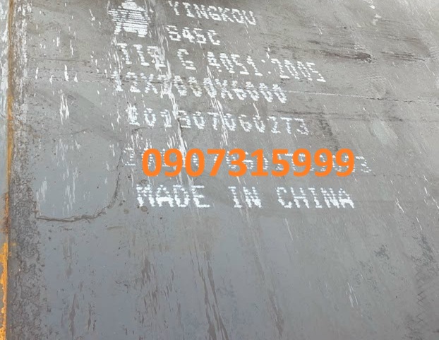 Thép tấm C45 dày 12mm hay 12ly