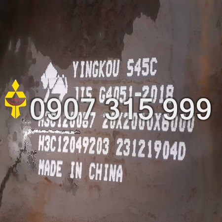 Thép tấm C45 dày 20mm hay 20ly