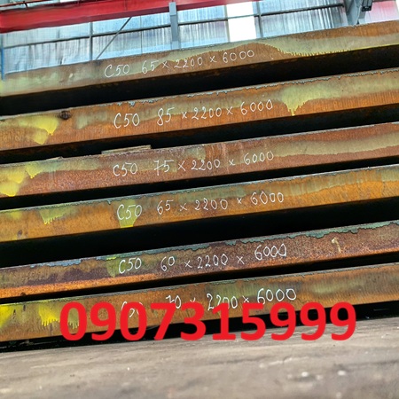 Thép tấm C50 dày 170mm 175mm 180mm 185mm JIS G-4051 YINGKOU Trung Quốc  Thép tấm C50(S50C) dày 170mm 175mm 180mm 185mm - 170ly 175ly 180ly 185ly