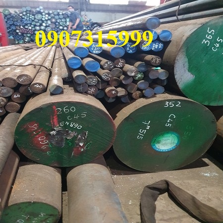 Thép tròn đặc S45C phi 135 140 145 150 155 160 165 170
