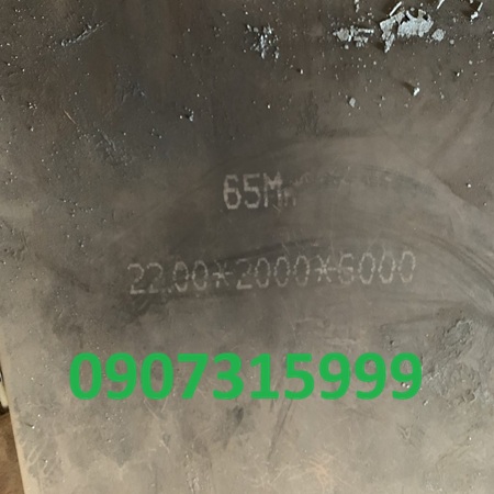 Báo giá thép tấm chịu mài mòn 65MN-65GE dày 22mm/22ly/22li Trung Quốc