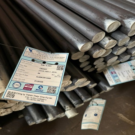 Thép D36(phi 36) CB300 Việt Nhật-Vina Kyoei
