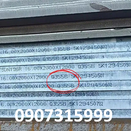 Thép tấm 16x2000x6000mm Q355B