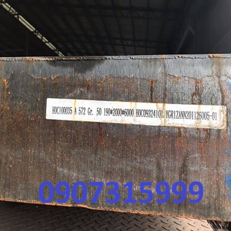 Thép tấm 190x2000x6000mm Q355B