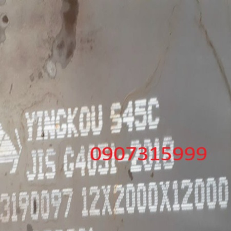 Thép tấm C45 dày 12mm