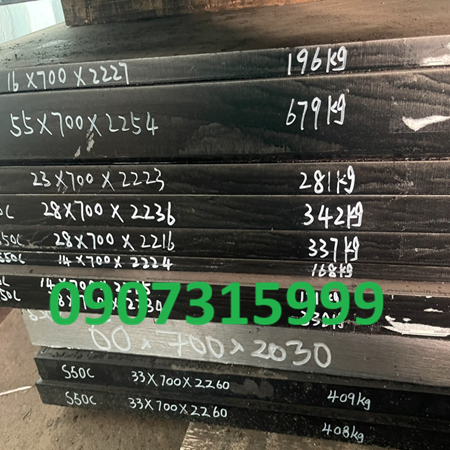 Thép tấm C50 dày 23mm JIS G-4051 YINGKOU Trung Quốc