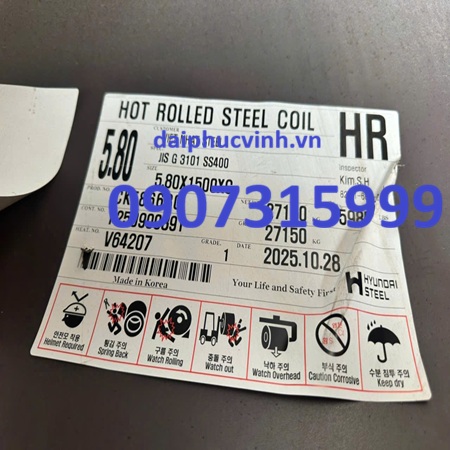 Thép tấm SS400-A36-Q235 dày 6mm/6ly
