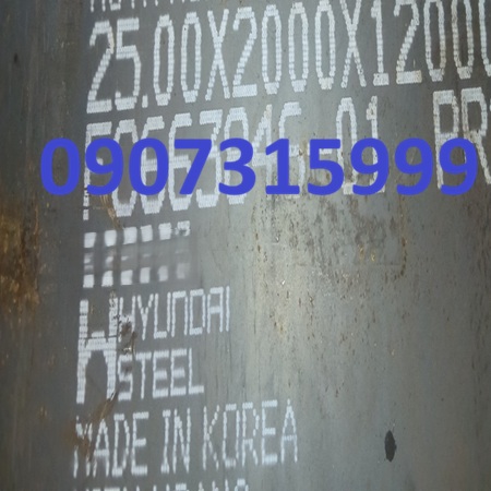 Thép tấm chịu nhiệt A516 Gr.70 dày 25mm/25ly Hàn Quốc cắt quy cách