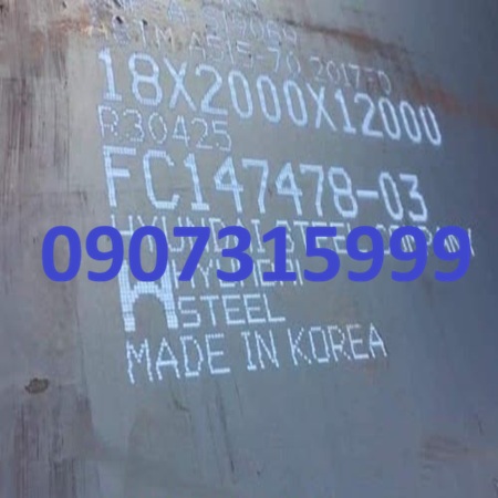Thép tấm chịu nhiệt ASTM A515 Gr.70 dày 18mm/18ly